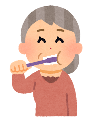 歯磨きが歯周病の悪化防止に役立つことをイメージ図で説明しています。